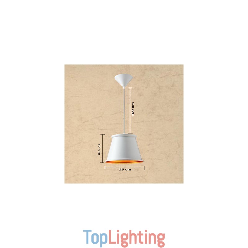 Classic Rustic Lodge Vintage Mini Style Painting Metal Pendant Light