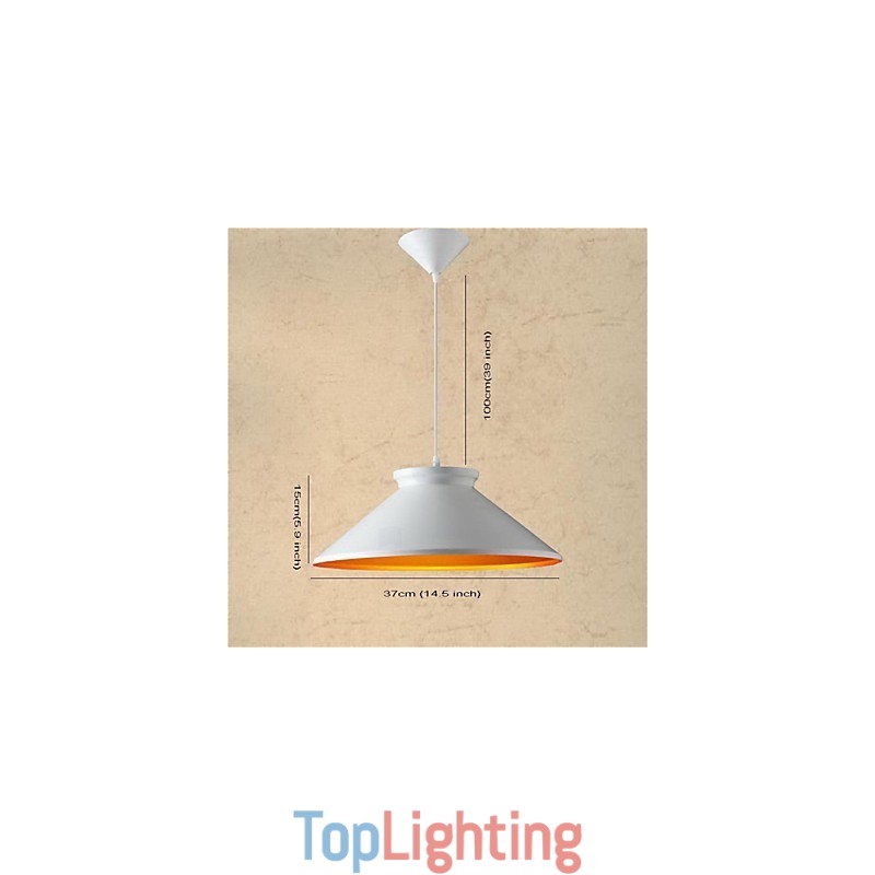 Traditional Vintage Retro Mini Style Painting Metal Pendant Light
