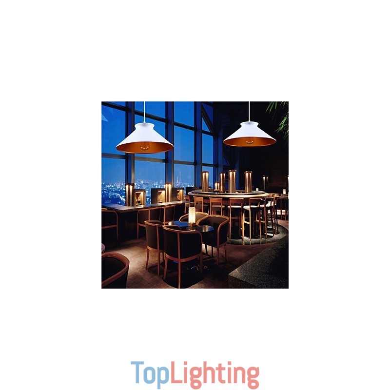 Traditional Vintage Retro Mini Style Painting Metal Pendant Light