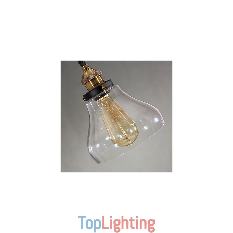 Traditional Classic Vintage Retro Country Globe Pendant Light