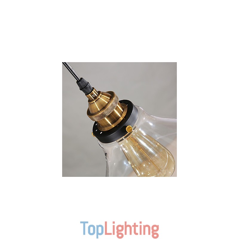 Traditional Classic Vintage Retro Country Globe Pendant Light