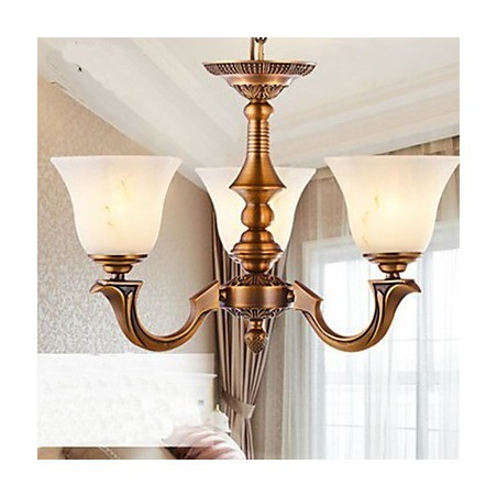 European Style Chandelier Full copper lamp Marble lamps European Style Chandelier Full copper lamp Marble lamps