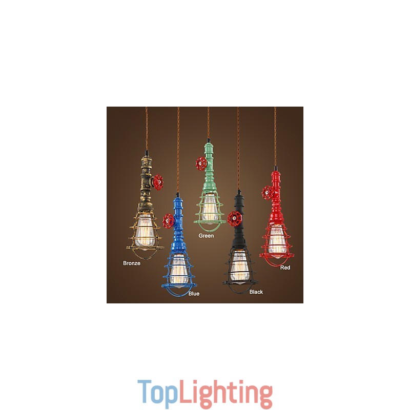 E26 Vintage Pendant Light Waterpipe Design Lights