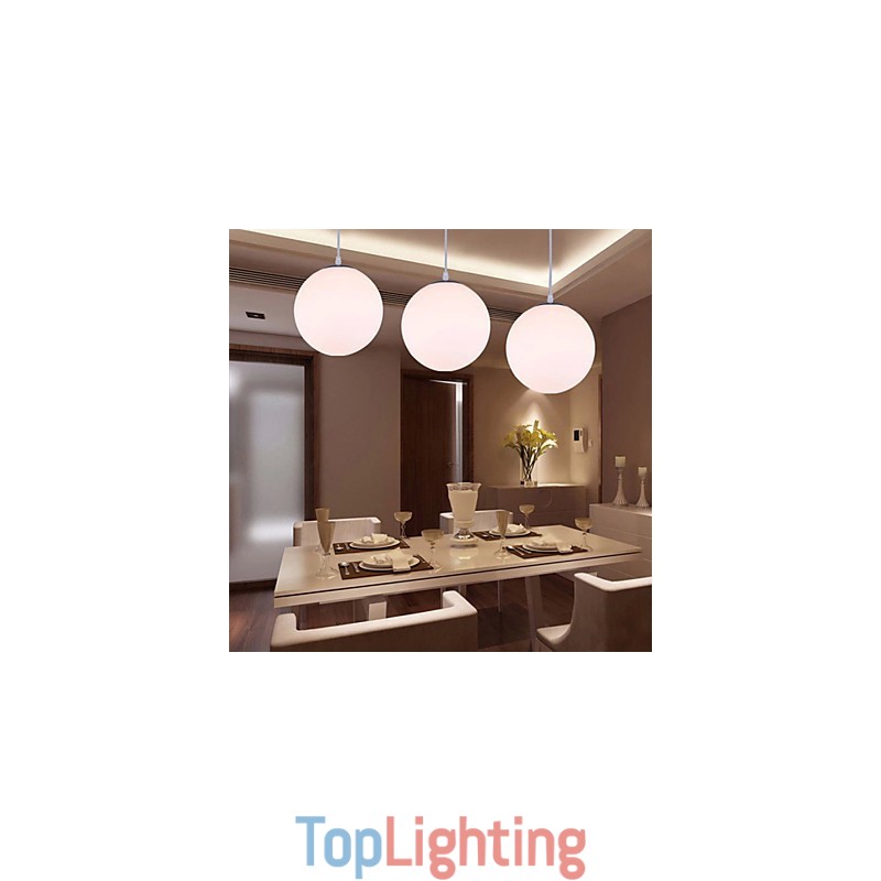 1 Lights Contemporary Glass Pendant Light