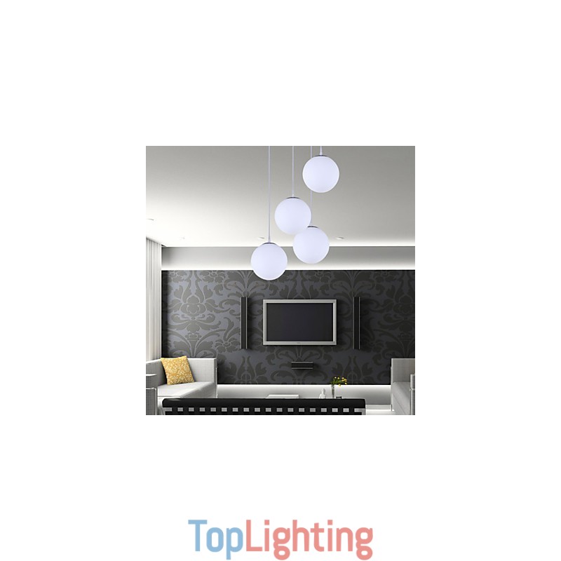 1 Lights Contemporary Glass Pendant Light
