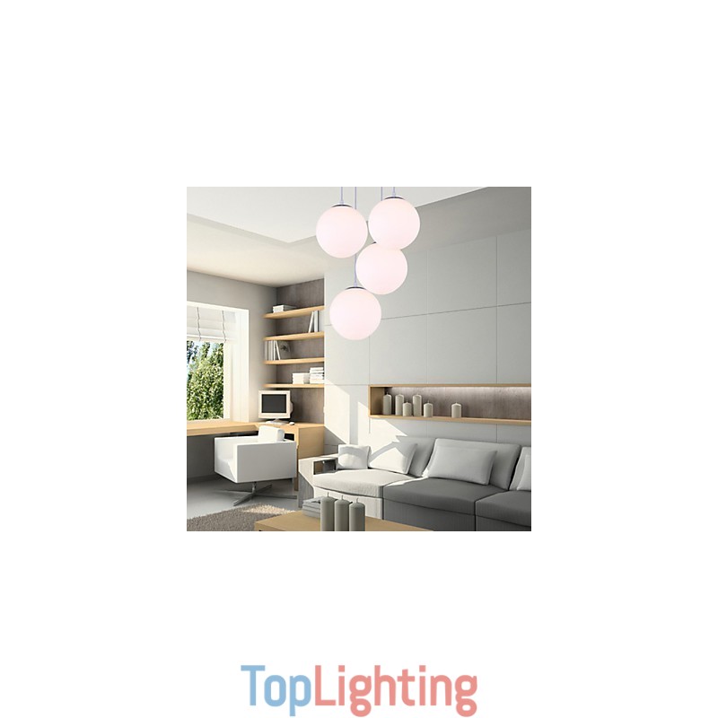 1 Lights Contemporary Glass Pendant Light