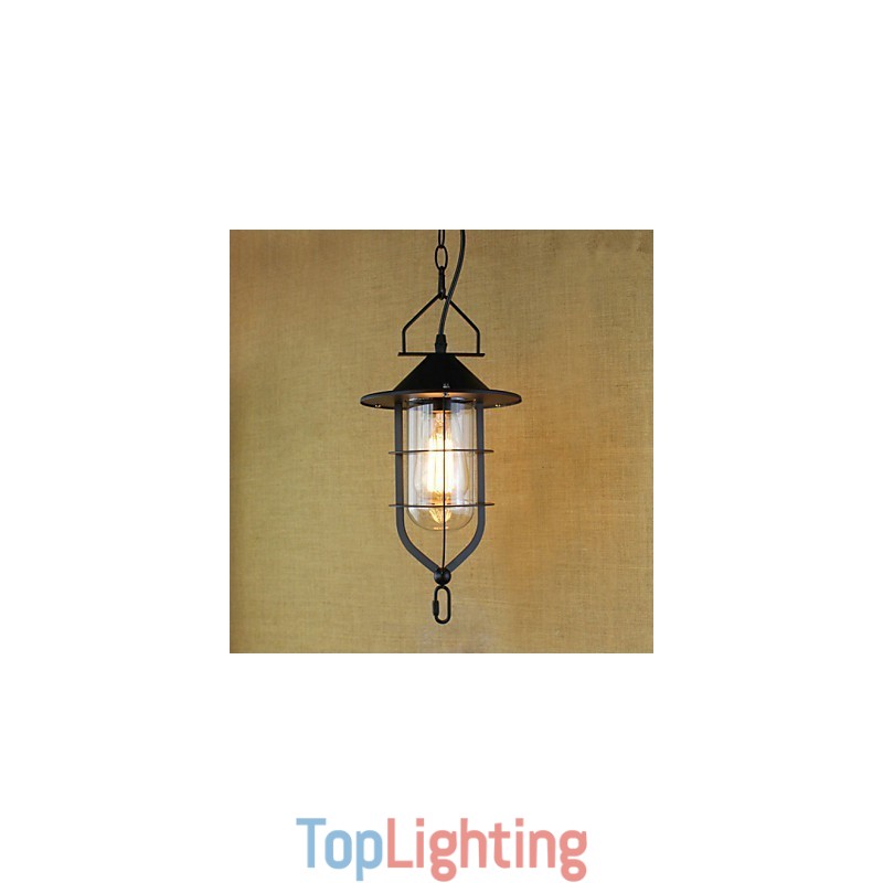 American Retro Rustic Pastoral Lighting Light Industrial Pendant Lamp