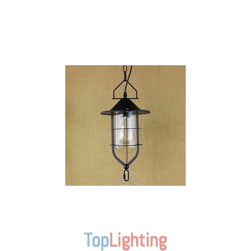 American Retro Rustic Pastoral Lighting Light Industrial Pendant Lamp