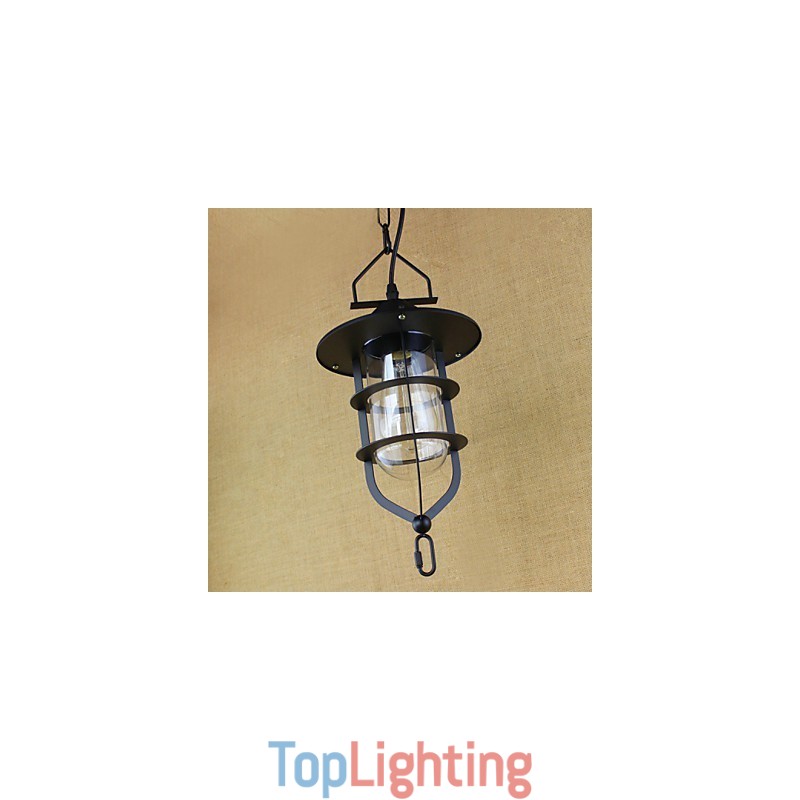 American Retro Rustic Pastoral Lighting Light Industrial Pendant Lamp