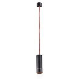 1 Light Mini Pendant light Black Anodized with Aluminium