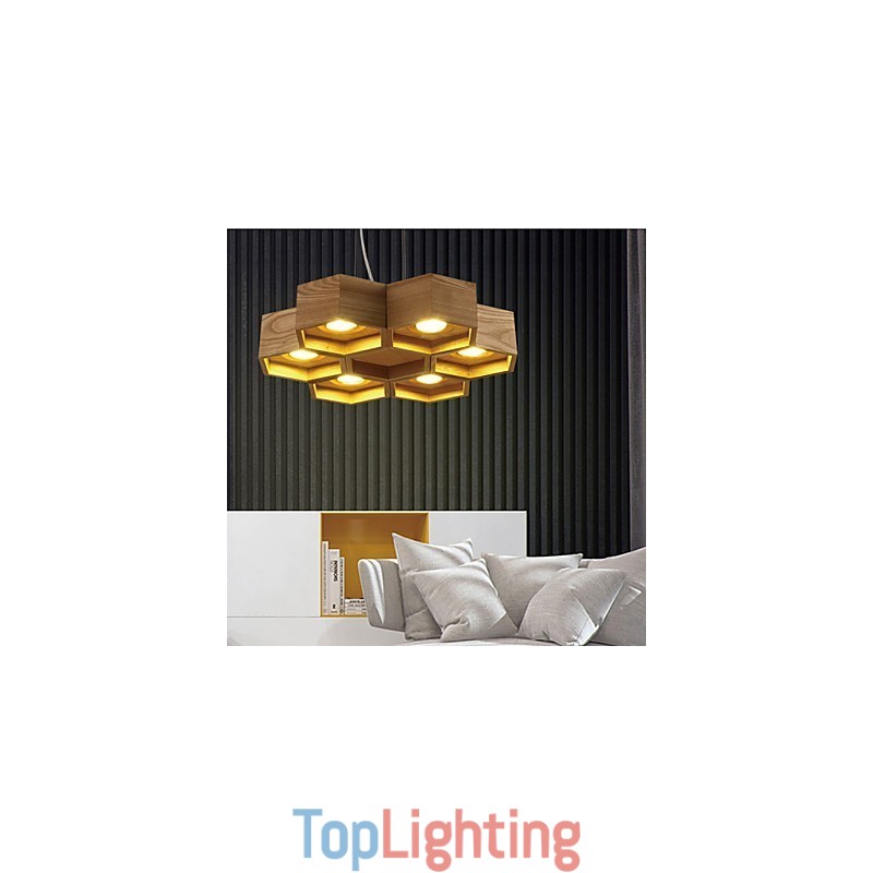 Pendant Lights Country Wood Bamboo