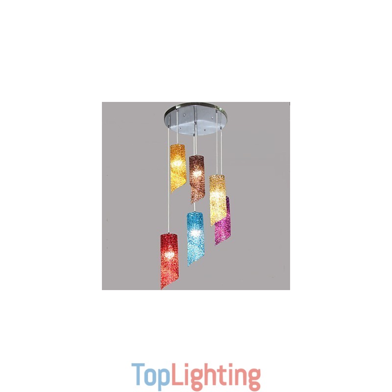 Head Cylindrical Round long Aluminum Cylinder Creative lamps