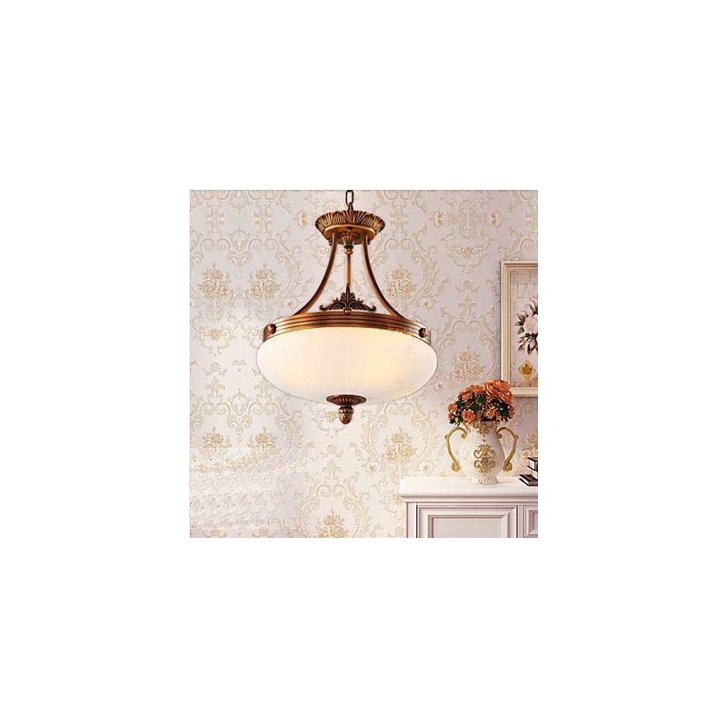 European Marble lamp Copper Chandelier Lights