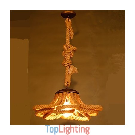American Pastoralge Rope lamp Retro