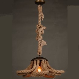 American Pastoralge Rope lamp Retro