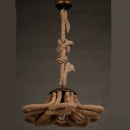 American Pastoralge Rope lamp Retro