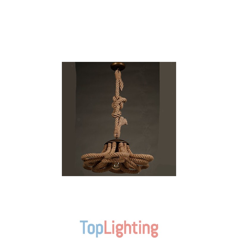 American Pastoralge Rope lamp Retro