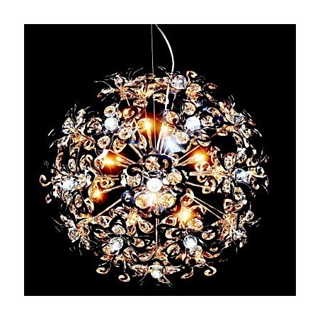 Modern Contemporary Chrome Crystal Pendant Light Modern Contemporary Chrome Crystal Pendant Light