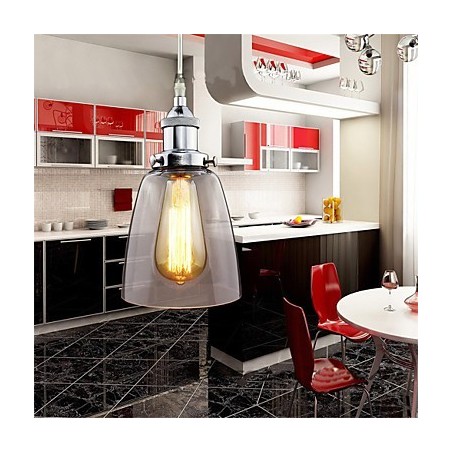 Modern Chrome Glass Vintage Industrial Retro Fitting Edison Pendant Light Cafe Porch Light Modern Chrome Glass Vintage Industrial Retro Fitting Edison Pendant Light Cafe Porch Light
