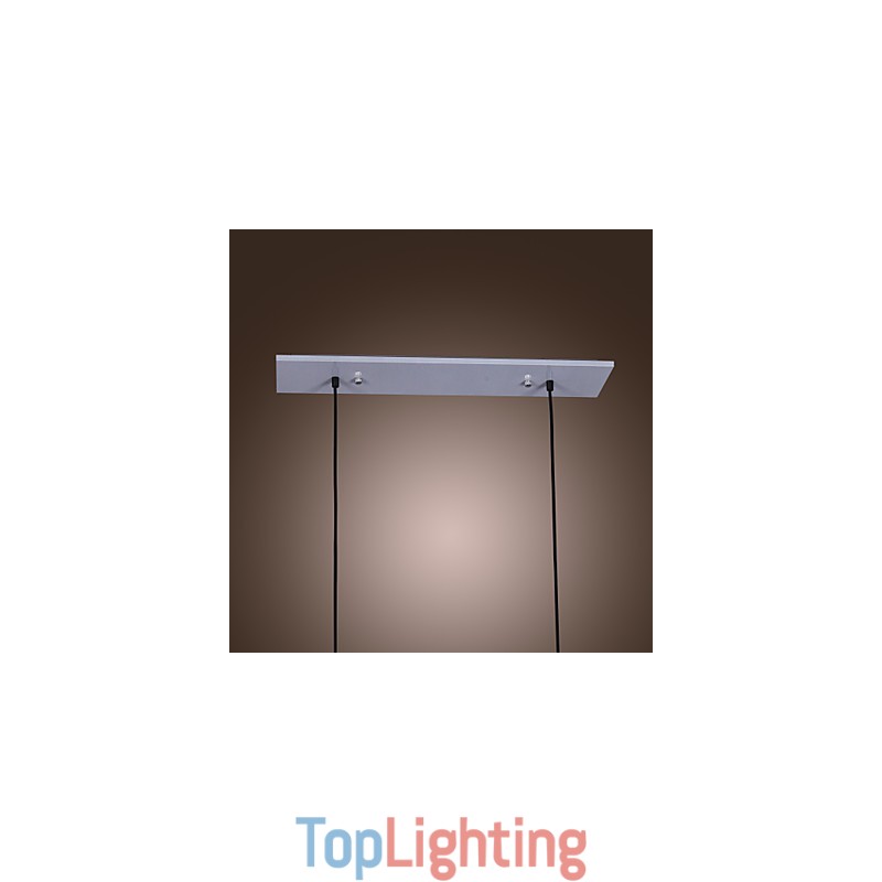 Modern Glass Pendant Light with 2 Lights in Transparent Bottle Design