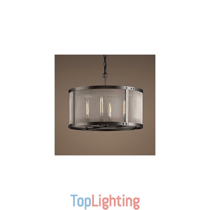 4 light Pendent Light with Transparent Shade