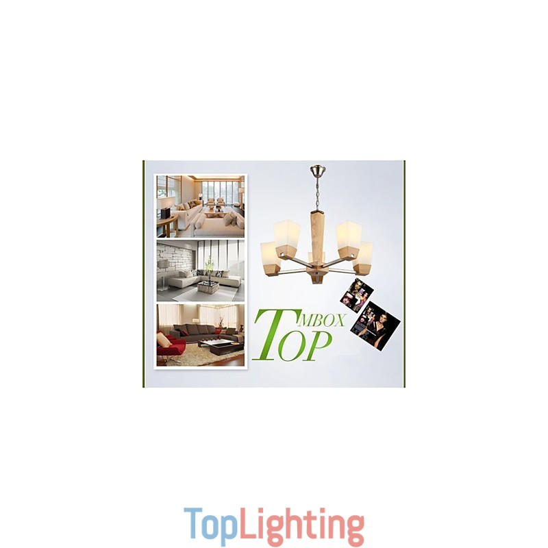 Pendant Lights Country Wood Bamboo