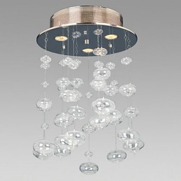 Semi Flush Mount with 3 Lights