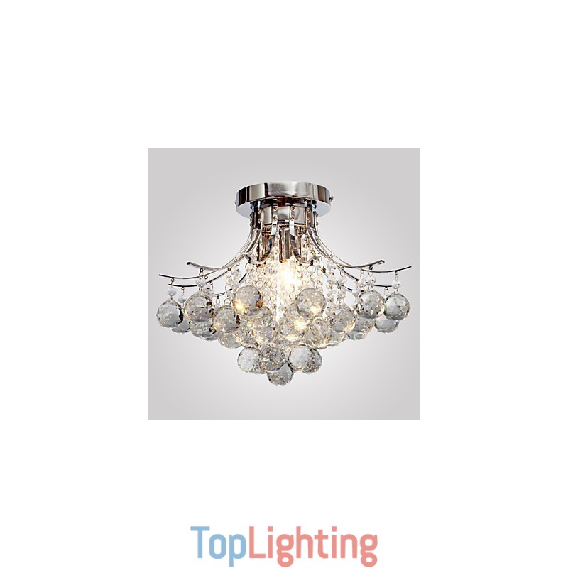 Chandelier Modern Crystal 3 Lights