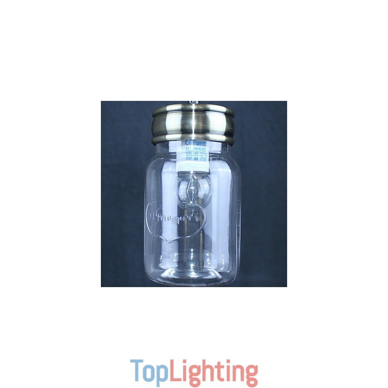 Country Electroplated Glass Pendant Light Garage