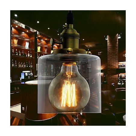 Glass Brass Retro Vintage Industrial ART Cafe Garage Pendant Light Glass Brass Retro Vintage Industrial ART Cafe Garage Pendant Light