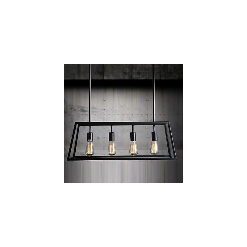 Rustic Lodge Mini Style Electroplated Metal Chandelier