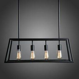 Rustic Lodge Mini Style Electroplated Metal Chandelier