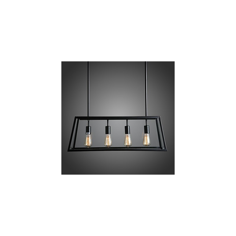 Rustic Lodge Mini Style Electroplated Metal Chandelier