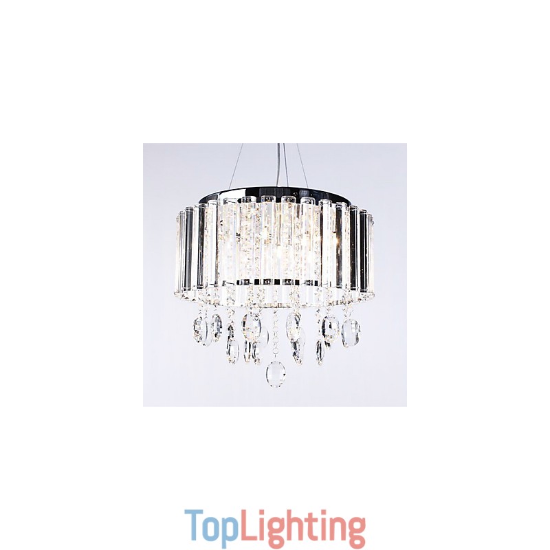 Crystal Pendant Light with 3 Lights