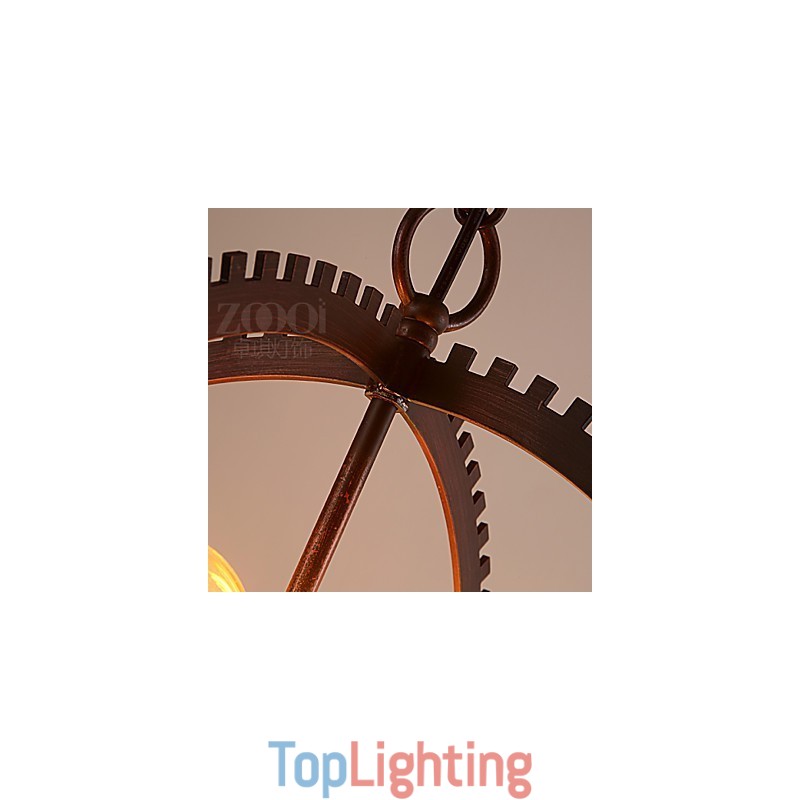 Creative Retro Pendant Lamps American country wrought iron Chandelier