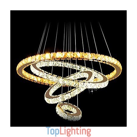 Crystal Pendant Light Ceiling Chandelier K9 Clear Crystal Round 4 Rings Large Ring(Warm White) Other(Cool White) Crystal Pendant Light Ceiling Chandelier K9 Clear Crystal Round 4 Rings Large Ring(Warm White) Other(Cool White)