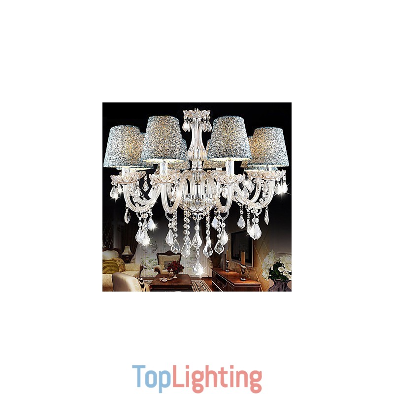 K9 Transparent Crystal Chandelier Shade Included