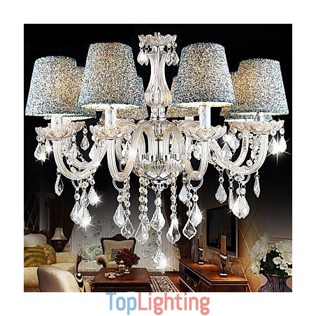 K9 Transparent Crystal Chandelier Shade Included K9 Transparent Crystal Chandelier Shade Included