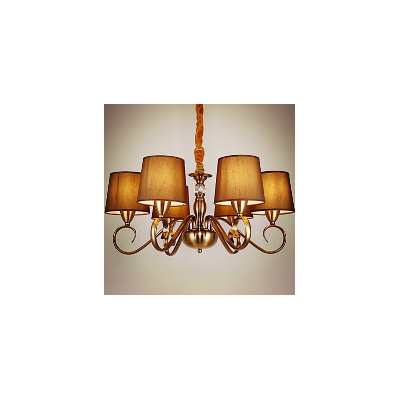 Rustic Lodge Vintage Mini Style Electroplated Metal Chandelier