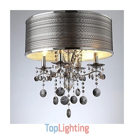 Modern Contemporary Crystal Metal Pendant Light Modern Contemporary Crystal Metal Pendant Light