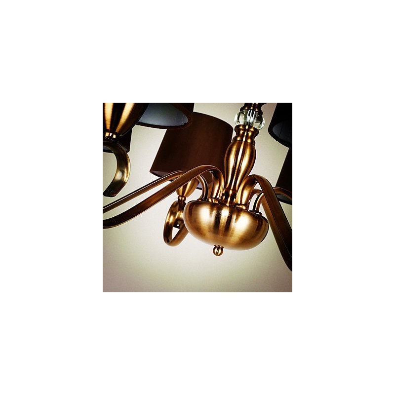 Rustic Lodge Vintage Mini Style Electroplated Metal Chandelier