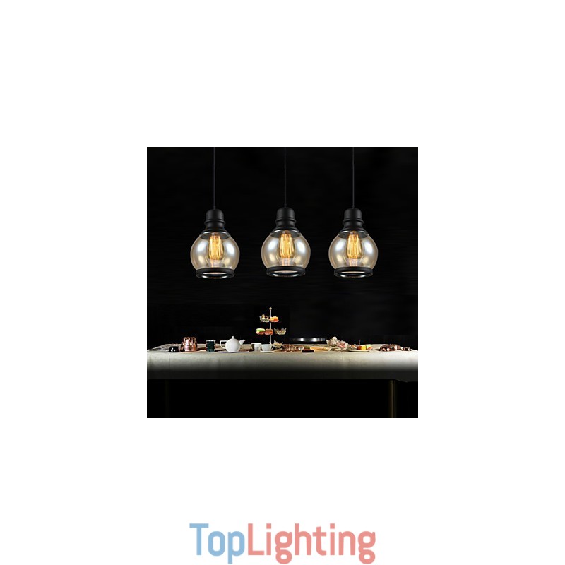Retro Lighting Loft Lights Glass Pendant Light
