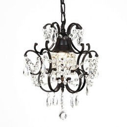 Modern Chandelier with Crystal Beads