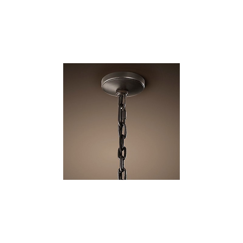 2 light Pendent Light with Transparent Shade