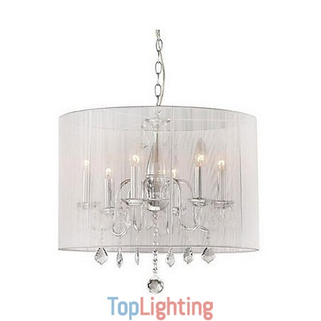 Modern Contemporary Drum Crystal Electroplated Pendant Light Modern Contemporary Drum Crystal Electroplated Pendant Light