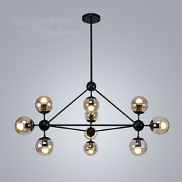 Country Painting Metal Pendant Light Garage