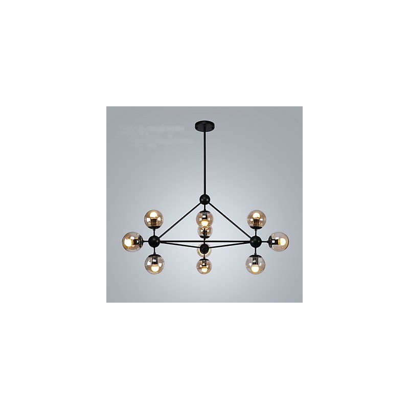 Country Painting Metal Pendant Light Garage