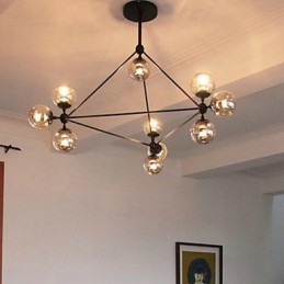Country Painting Metal Pendant Light Garage