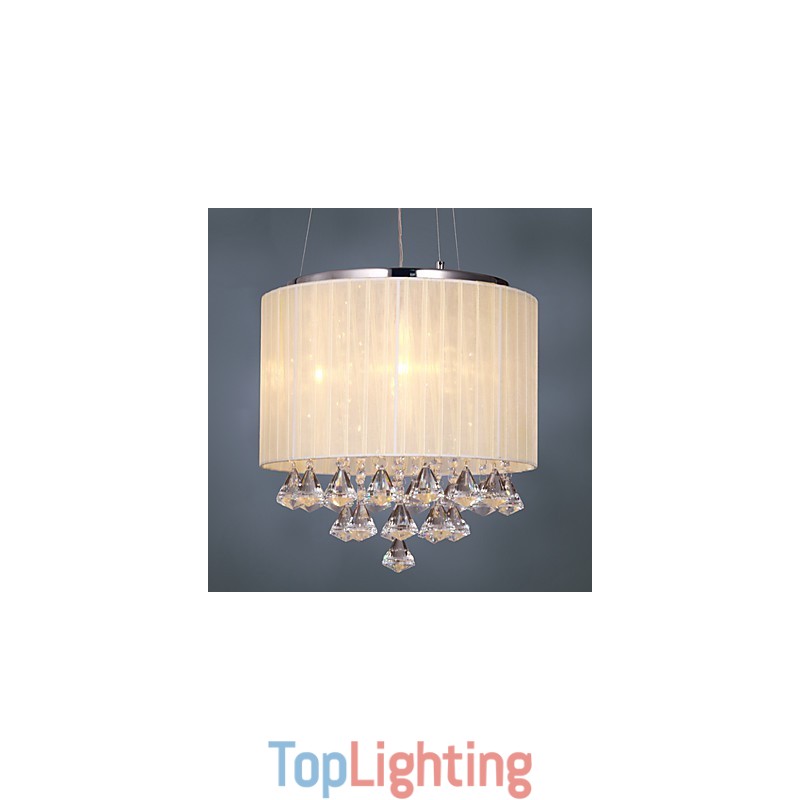 Elegant Crystal Pendant Light with 4 Lights