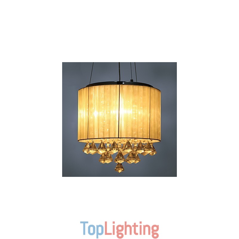 Elegant Crystal Pendant Light with 4 Lights
